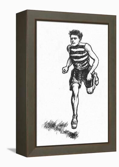 Athletics: Runner, c1900-null-Framed Premier Image Canvas