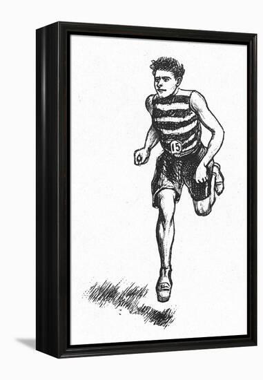 Athletics: Runner, c1900-null-Framed Premier Image Canvas