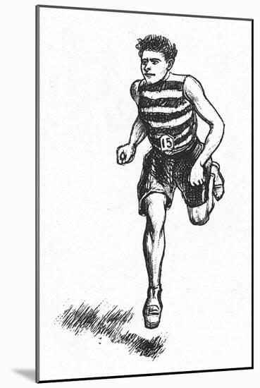 Athletics: Runner, c1900-null-Mounted Giclee Print