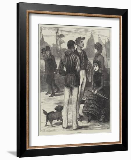 Athletics V Aesthetics-Henry Stephen Ludlow-Framed Giclee Print