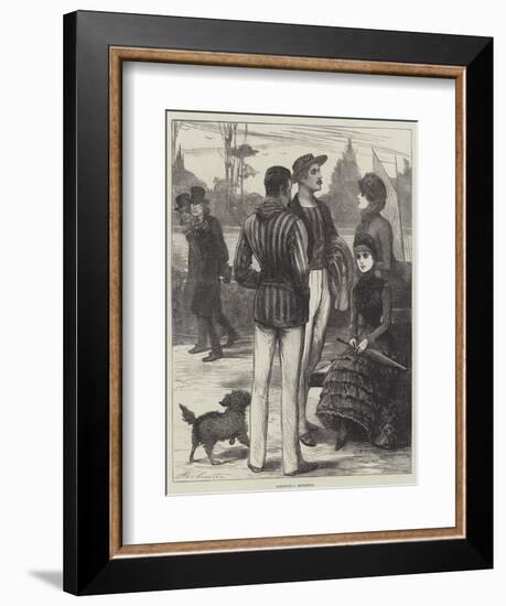 Athletics V Aesthetics-Henry Stephen Ludlow-Framed Giclee Print