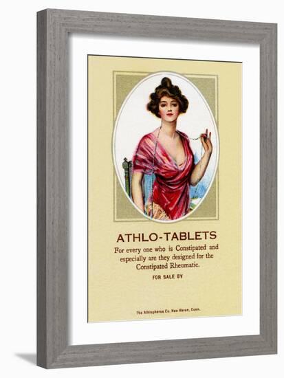 Athlo - Ointment for Croup, Cold or Sore Throat-null-Framed Art Print