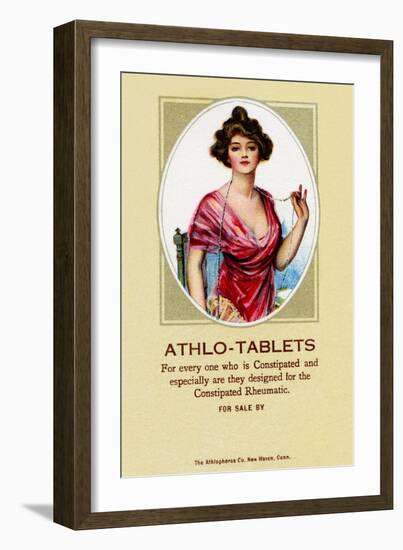 Athlo - Ointment for Croup, Cold or Sore Throat-null-Framed Art Print