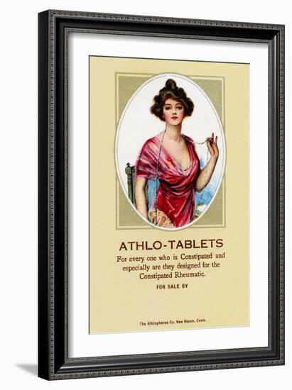 Athlo - Ointment for Croup, Cold or Sore Throat-null-Framed Art Print