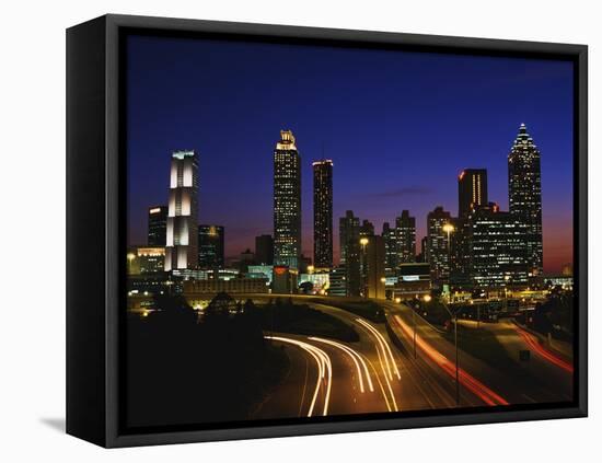 Atlanta at Dusk-James Randklev-Framed Premier Image Canvas