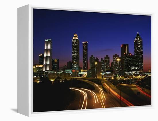 Atlanta at Dusk-James Randklev-Framed Premier Image Canvas