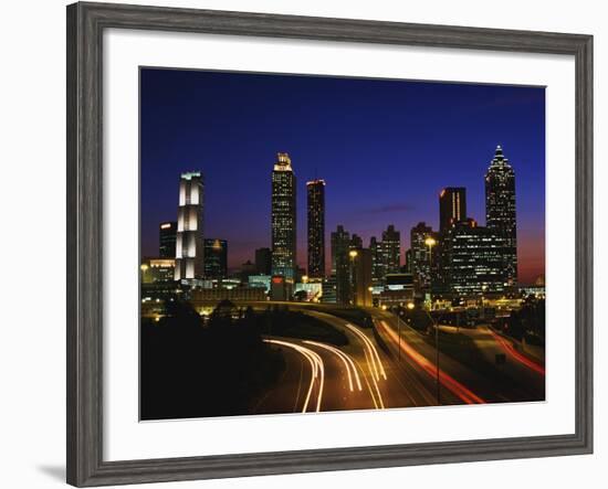 Atlanta at Dusk-James Randklev-Framed Photographic Print