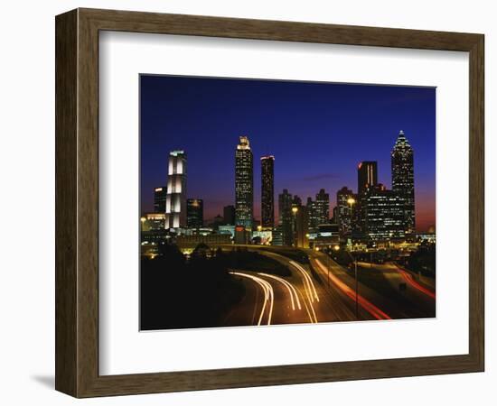 Atlanta at Dusk-James Randklev-Framed Photographic Print