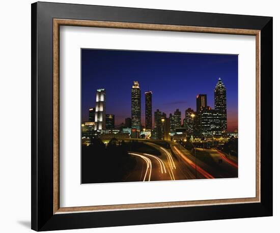 Atlanta at Dusk-James Randklev-Framed Photographic Print