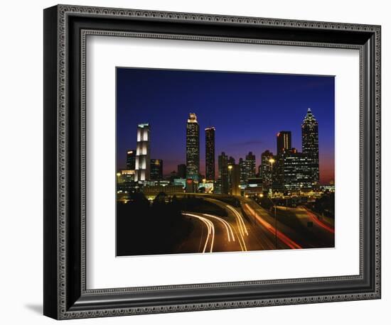 Atlanta at Dusk-James Randklev-Framed Photographic Print