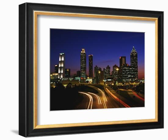 Atlanta at Dusk-James Randklev-Framed Photographic Print