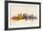 Atlanta Georgia Skyline-Michael Tompsett-Framed Art Print