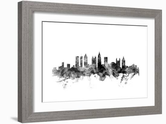 Atlanta Georgia Skyline-Michael Tompsett-Framed Art Print