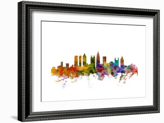 Atlanta Georgia Skyline-Michael Tompsett-Framed Art Print