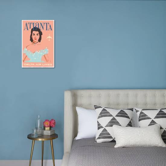 Atlanta Georgia Southern Belle Delta Air Lines Art Print John Hardy Com - Georgia Southern Wall Art Atlanta Georgia Southern Belle Delta Air Lines Art Print John Hardy Com - Georgia Southern Wall Art