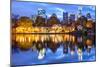 Atlanta, Georgia, USA Downtown City Skyline at Piedmont Park's Lake Meer-Sean Pavone-Mounted Photographic Print