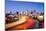 Atlanta, Georgia, USA Downtown City Skyline over the Interstate Highway.-SeanPavonePhoto-Mounted Photographic Print