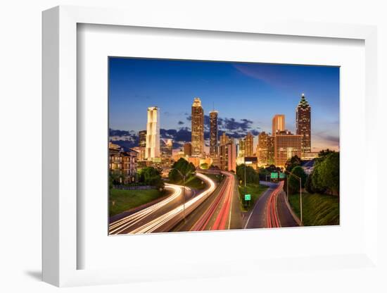 Atlanta, Georgia, USA Downtown Skyline.-SeanPavonePhoto-Framed Photographic Print