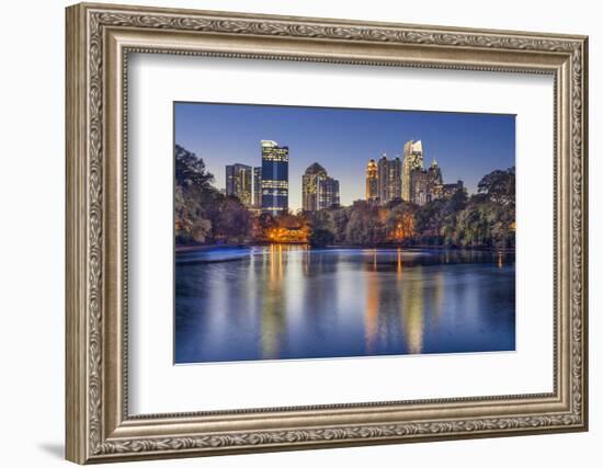 Atlanta, Georgia, USA Midtown Skyline from Piedmont Park.-SeanPavonePhoto-Framed Photographic Print