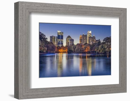 Atlanta, Georgia, USA Midtown Skyline from Piedmont Park.-SeanPavonePhoto-Framed Photographic Print