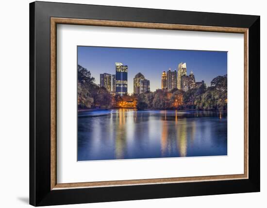 Atlanta, Georgia, USA Midtown Skyline from Piedmont Park.-SeanPavonePhoto-Framed Photographic Print