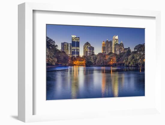 Atlanta, Georgia, USA Midtown Skyline from Piedmont Park.-SeanPavonePhoto-Framed Photographic Print