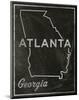 Atlanta, Georgia-John Golden-Mounted Art Print