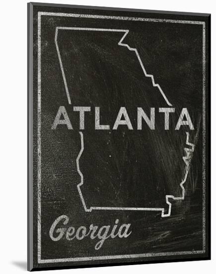 Atlanta, Georgia-John Golden-Mounted Art Print