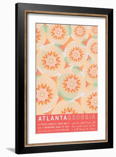 Atlanta Georgia-J Hill Design-Framed Giclee Print