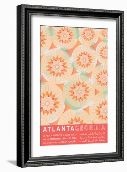 Atlanta Georgia-J Hill Design-Framed Giclee Print