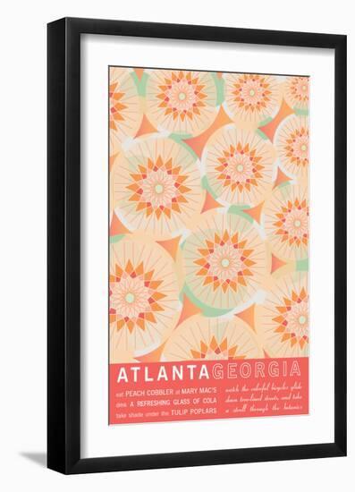 Atlanta Georgia-J Hill Design-Framed Giclee Print