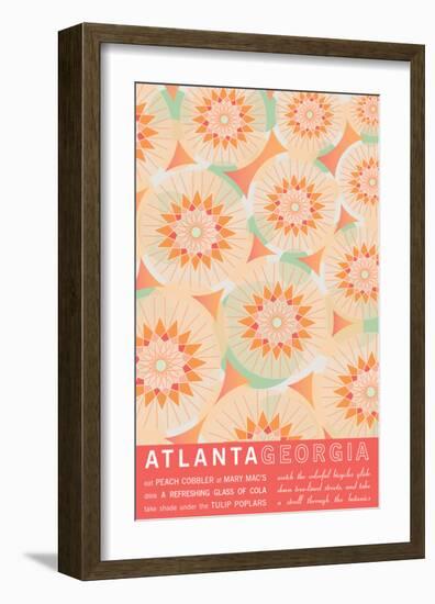 Atlanta Georgia-J Hill Design-Framed Giclee Print