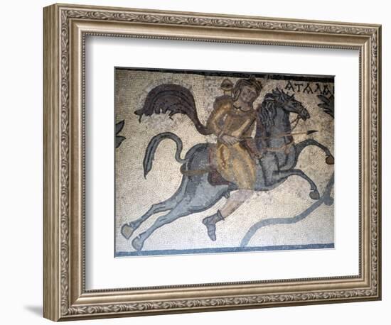 Atlanta on Horseback, Carthage Mosaic, c3rd century-Unknown-Framed Giclee Print