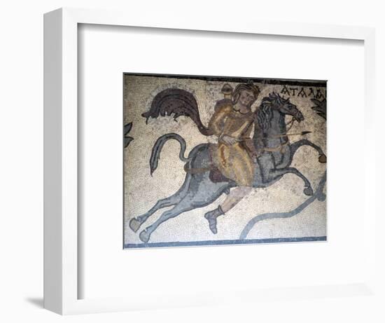 Atlanta on Horseback, Carthage Mosaic, c3rd century-Unknown-Framed Giclee Print