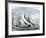 Atlanta, "Tidal Wave," and "Mischief" in An America's Cup Race Off Sandy Hook, NJ, 1881-null-Framed Giclee Print