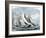 Atlanta, "Tidal Wave," and "Mischief" in An America's Cup Race Off Sandy Hook, NJ, 1881-null-Framed Giclee Print