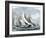 Atlanta, "Tidal Wave," and "Mischief" in An America's Cup Race Off Sandy Hook, NJ, 1881-null-Framed Giclee Print