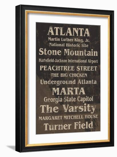 Atlanta-Carole Stevens-Framed Art Print