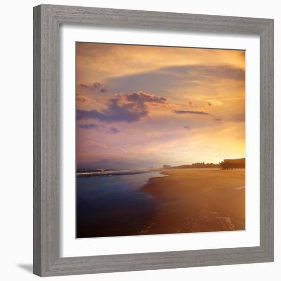 Atlantic Beach in Jacksonville East of Florida-Naturewolrd-Framed Photographic Print