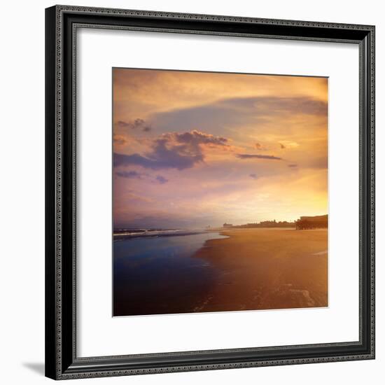 Atlantic Beach in Jacksonville East of Florida-Naturewolrd-Framed Photographic Print