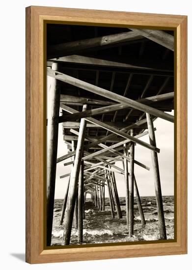 Atlantic Beach Pier 2-Alan Hausenflock-Framed Premier Image Canvas