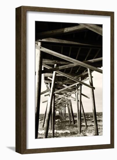 Atlantic Beach Pier 2-Alan Hausenflock-Framed Photographic Print