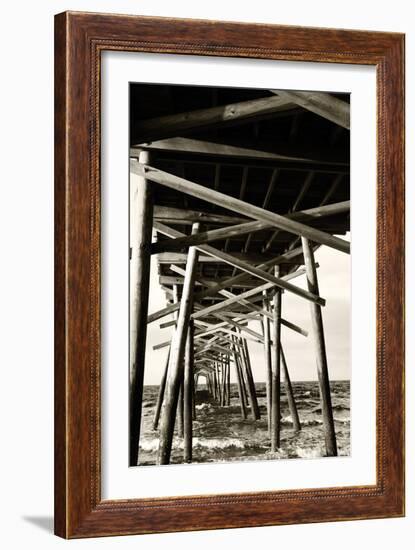 Atlantic Beach Pier 2-Alan Hausenflock-Framed Photographic Print