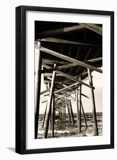 Atlantic Beach Pier 2-Alan Hausenflock-Framed Photographic Print