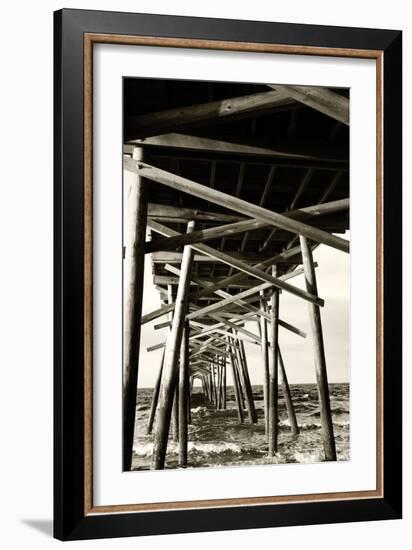 Atlantic Beach Pier 2-Alan Hausenflock-Framed Photographic Print