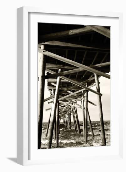 Atlantic Beach Pier 2-Alan Hausenflock-Framed Photographic Print