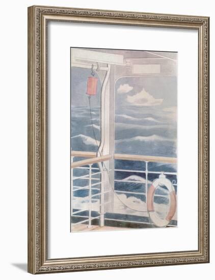 'Atlantic', c20th century (1932)-Paul Nash-Framed Art Print