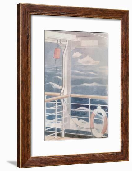 'Atlantic', c20th century (1932)-Paul Nash-Framed Art Print