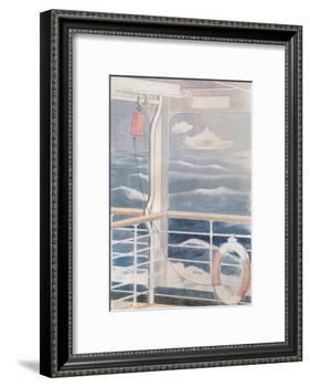 'Atlantic', c20th century (1932)-Paul Nash-Framed Art Print