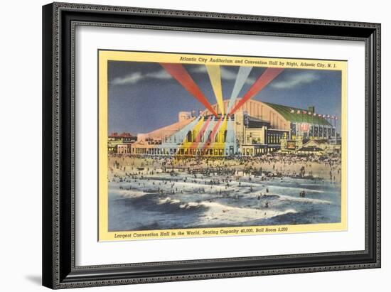 Atlantic City Auditorium-null-Framed Art Print